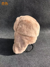Load image into Gallery viewer, Women's Fur Trapper Hat with Sheepskin Earflap Warm in winter 22616