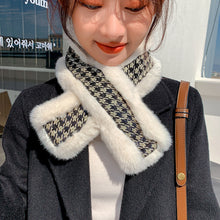 Load image into Gallery viewer, Women’s Winter Fake Faux Fur Loophole Scarf Rectangle Furry Wrap Warm Soft Cozy 22523