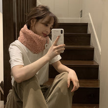 Load image into Gallery viewer, Winter Plush Collar for Women Detachable Scarves Lapel Wrap Zipper Choker 22524