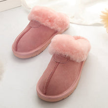 Load image into Gallery viewer, Women’s Memory Foam Slippers Faux Fur Lining House Shoes Indoor & Outdoor 22S35