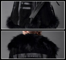 Load image into Gallery viewer, Women's Genuine Leather Fur Coat Women Fox Fur Collar  13055