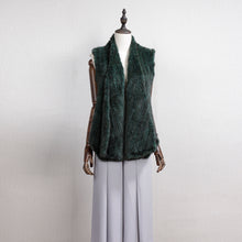 Load image into Gallery viewer, Knitted Real Mink fur Vest For Women 16286