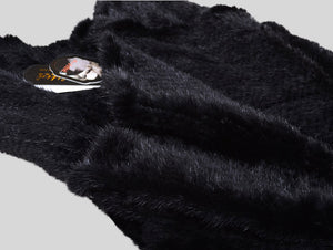UE FS15268 Knitted real mink fur vest for women winter