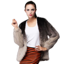 Load image into Gallery viewer, Real Mink Fur Coat Jacket Overcoat Womens&#39; Dress Ladies&#39; Dress Winter Coat Garment Top Dress FS13054