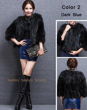 Load image into Gallery viewer, Women&#39;s Winter Coat Raccoon Real Fur Coats Female Round Collar Women Jackets 15160