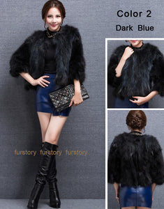 Women's Winter Coat Raccoon Real Fur Coats Female Round Collar Women Jackets 15160