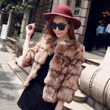 Load image into Gallery viewer, Natural Fox Fur Jacket for Women Winter Coat 14192