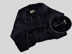 UE FS15268 Knitted real mink fur vest for women winter
