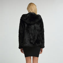 Load image into Gallery viewer, Women&#39;s Genuine Rabbit Fur Coat Fuzzy Warm Fur Jacket Winter Outware 151249H