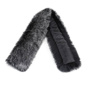 Faux Fur Trim for Hood Replacement Detachable Fur Hood Trim of Winter Coat Unisex 20823