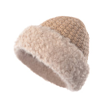 Load image into Gallery viewer, Winter Hats Knit Cap Faux Fur Hat Fluffy Bucket Hat Snow Cap for Women 21623