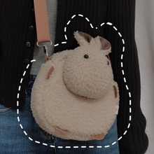 Load image into Gallery viewer, Plush Rabbit Bunny Fluffy Toy Crossbody Shoulder Bag Satchel with Rope 22411