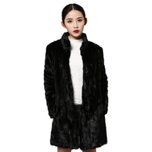 Load image into Gallery viewer, FS151250 Women&#39;s Genuine Mink Fur Coat Women Long Overcoat Outwear Fur Story