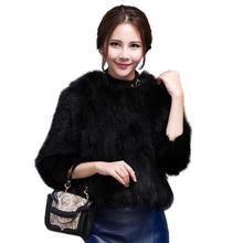 Load image into Gallery viewer, Women&#39;s Winter Coat Raccoon Real Fur Coats Female Round Collar Women Jackets 15160