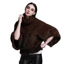 Load image into Gallery viewer, Women&#39;s Genuine Knitted Mink Fur Coat Women Pullover Coats Female 15198