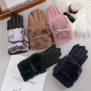 Womens Winter Warm Touchscreen Gloves Thermal Soft Lining Elastic Cuff 22829