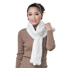 Load image into Gallery viewer, REX Rabbit Fur Scarf Wrap Cape Shawl Neck Warmer 9 Colors NEW Soft S/L FS050129