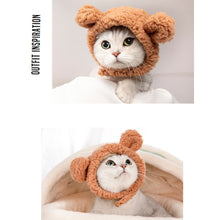 Load image into Gallery viewer, Headgear for Cats and Puppies Hat Soft Warm Adjustable Velcro Dress Up Headdress 22824