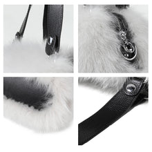 Load image into Gallery viewer, Women&#39;s Winter Fur Fox Handbag Leather Ladies Shoulder Bag FS19808