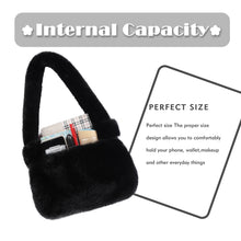 Load image into Gallery viewer, Women’s Shoulder Tote Handbags Fluffy Faux Fur Bag Crossbody Bag 21836