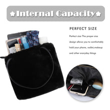 Load image into Gallery viewer, Tote Bag Faux Fur Purses for Women Plush Handbag Fuzzy Shoulder  21842