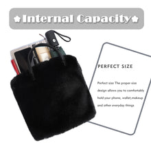 Load image into Gallery viewer, Women’s Shoulder Handbag Fluffy Faux Fur Bag Crossbody Plush Fashion Satchel 21837