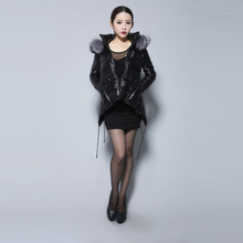 Load image into Gallery viewer, Women&#39;s Genuine Sheep Leather Down Jacket Warm  Coat Female
