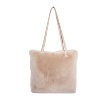 Load image into Gallery viewer, Tote Bag Faux Fur Purses for Women Plush Handbag Fuzzy Shoulder  21842
