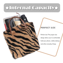 Load image into Gallery viewer, Women’s Shoulder Handbag Fluffy Faux Fur Bag Crossbody Plush Fashion Satchel 21837