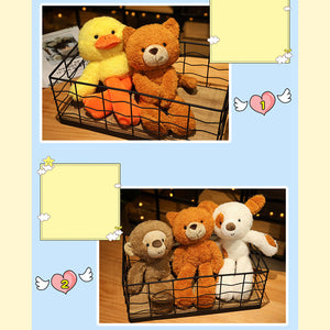 Cute plush toy soft pillow plush doll bear duck pig 22B44