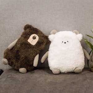 Bear Pillow Plush Toy Deer Doll Christmas Gift Children's Doll 22B46