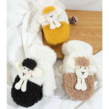 Load image into Gallery viewer, Granular Pile Plush Warm Mittens Ladies Winter Cartoon Berber Fleece Gloves 22813