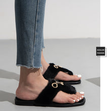 Load image into Gallery viewer, Indoor Flip-Flops Open Toe Thong Slippers for Women 22S08