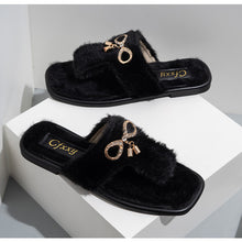 Load image into Gallery viewer, Indoor Flip-Flops Open Toe Thong Slippers for Women 22S08