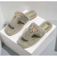 Load image into Gallery viewer, Indoor Flip-Flops Open Toe Thong Slippers for Women 22S08