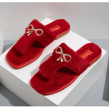 Load image into Gallery viewer, Indoor Flip-Flops Open Toe Thong Slippers for Women 22S08