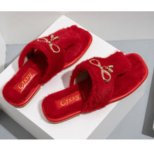 Load image into Gallery viewer, Indoor Flip-Flops Open Toe Thong Slippers for Women 22S08
