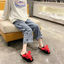 Load image into Gallery viewer, Womens House Slippers Fur Lined Fuzzy Indoor and Outdoor Slides 22S14