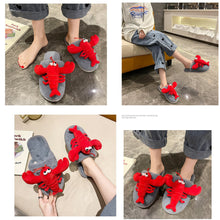 Load image into Gallery viewer, Womens House Slippers Fur Lined Fuzzy Indoor and Outdoor Slides 22S14