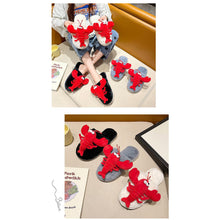 Load image into Gallery viewer, Womens House Slippers Fur Lined Fuzzy Indoor and Outdoor Slides 22S14