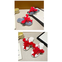 Load image into Gallery viewer, Womens House Slippers Fur Lined Fuzzy Indoor and Outdoor Slides 22S14