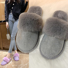Load image into Gallery viewer, Womens Slippers Soft Plush Warm House Shoes Anti-Slip Slippers 22S22