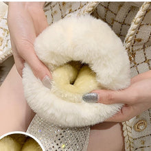Load image into Gallery viewer, Winter Rhinestone Suede Plush Fur Warm Snow Boots For Women 22S26