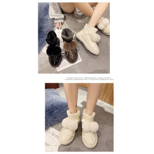 Load image into Gallery viewer, Women&#39;s Slip On Winter Boots Warm Winter Bootiesfur ball snow boots 22S34