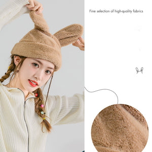 Cute Bunny Hat  Funny Plush Rabbit ears Cap for Women  22613