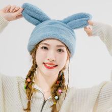 Load image into Gallery viewer, Cute Bunny Hat  Funny Plush Rabbit ears Cap for Women  22613