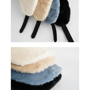 Women's Faux Fur Earflap Warm Bomber Hat Winter hat 22618