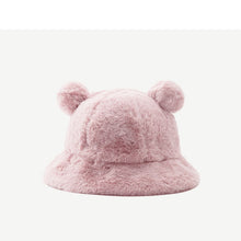 Load image into Gallery viewer, Women&#39;s mickey ears plush warm bucket hat in winter 22626