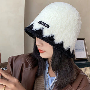 Fuzzy Bucket Hats for Women Furry Bucket Hat Winter 22628