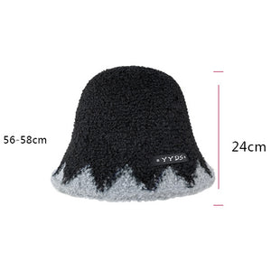Fuzzy Bucket Hats for Women Furry Bucket Hat Winter 22628